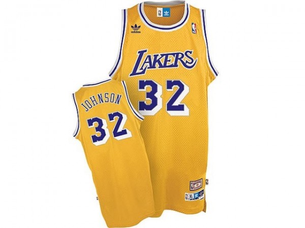 Баскетбольные шорты Мэджик Джонсон детские желтая  XL