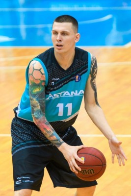 Баскетбольная майка Астана мужская синяя 2017/2018 4XL