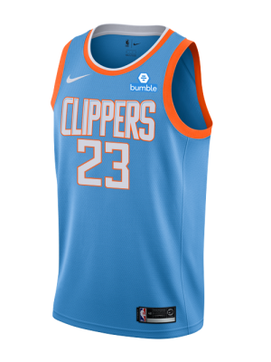 Баскетбольная форма Лос-Анджелес Клипперс мужская  синяя 2017/2018 2XL