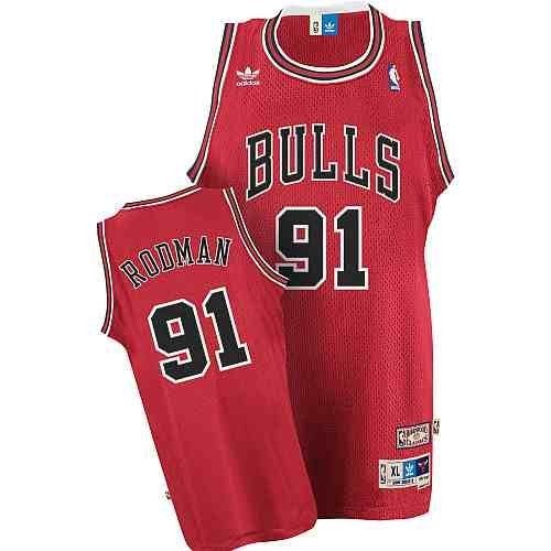 Баскетбольная форма Деннис Родман женская красная  XL