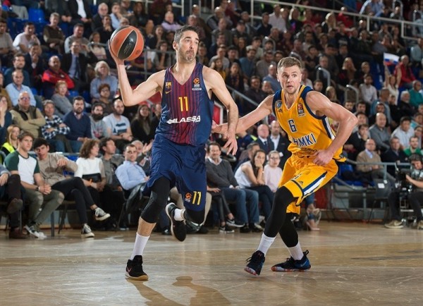Баскетбольная форма Барселона женская синяя 2017/2018 XL