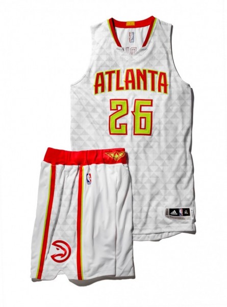 Баскетбольные шорты Атланта Хоукс женские белые 2017/2018 XL