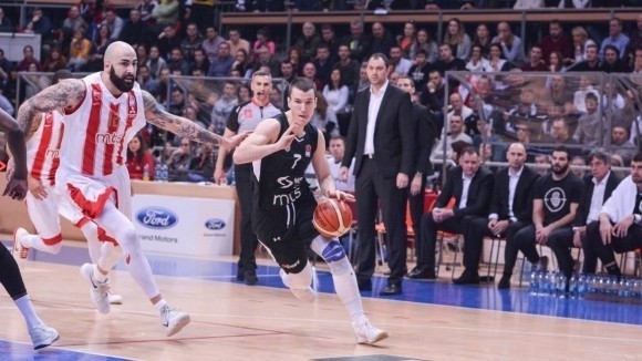 Баскетбольные шорты Партизан Белград мужские черная 2XL