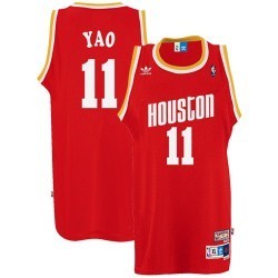 Баскетбольная форма Яо Мин мужская красная 4XL